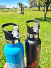 Load image into Gallery viewer, Stainless Steel Water Bottle with Straw
