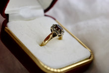 Load image into Gallery viewer, 9ct Gold Ring with Garnet and Diamonds
