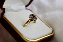 Load image into Gallery viewer, 9ct Gold Ring with Garnet and Diamonds