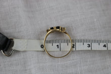Load image into Gallery viewer, 9ct Gold Diamond and Sapphire ring