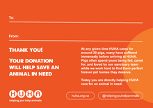 Load image into Gallery viewer, Gift of Life Card- Help with Rescue & Care Costs