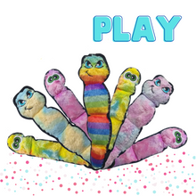 Load image into Gallery viewer, Plush Worm Dog Toy