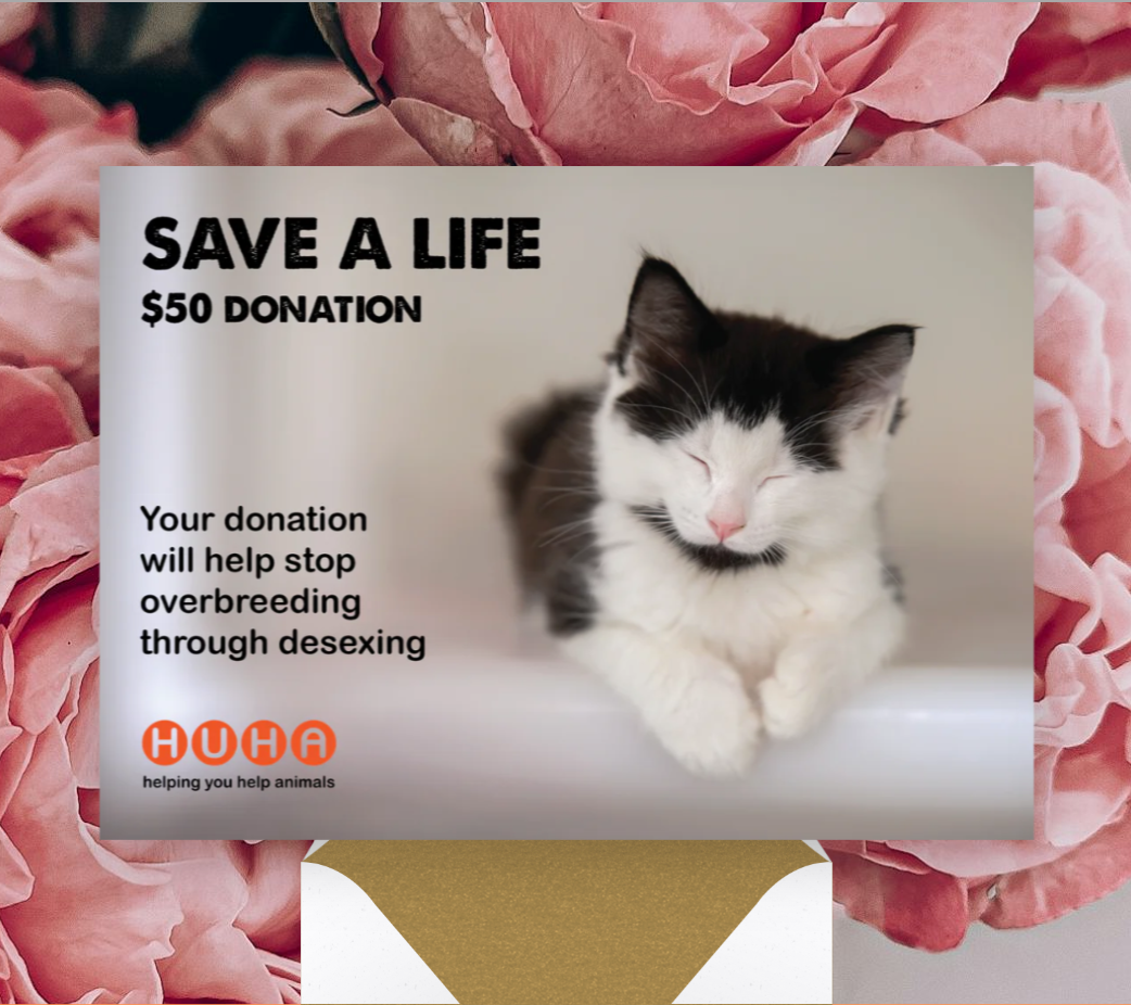 Mother's Day E-Card $50 Save a Life Donation