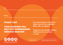 Load image into Gallery viewer, Christmas Gift Of Life Card- Desexing
