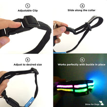 Load image into Gallery viewer, Rechargable LED dog Collars
