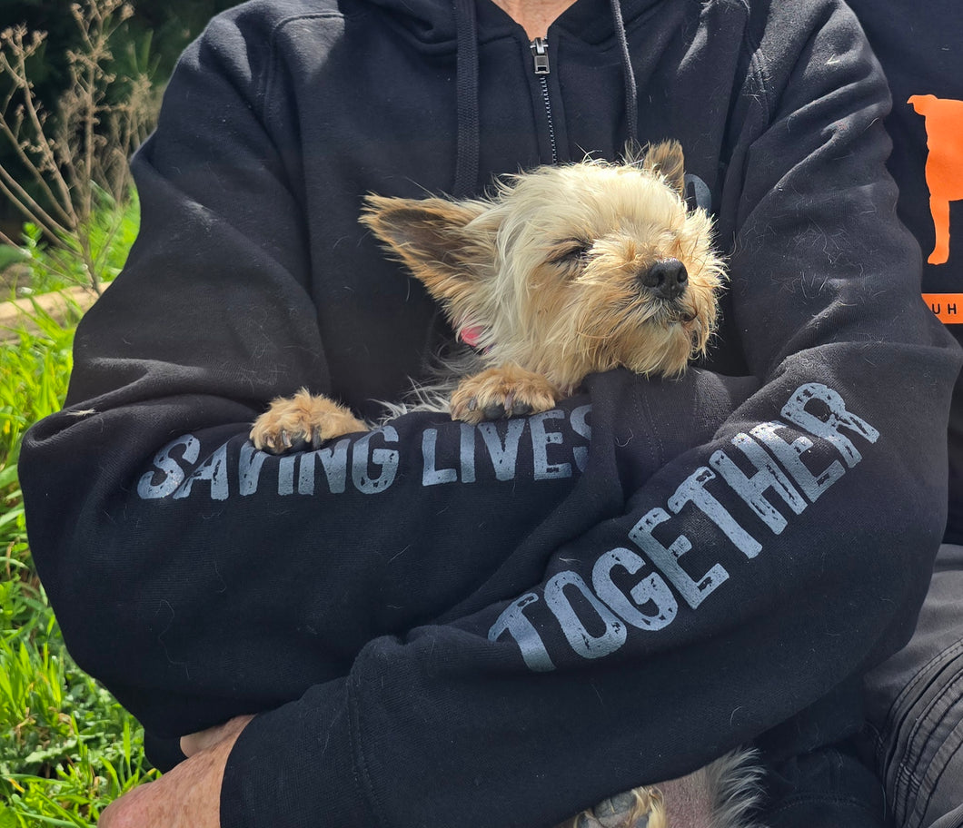 Pre-order Saving Lives Together hoodie