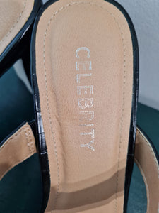 Celebrity size 9 strappy heels