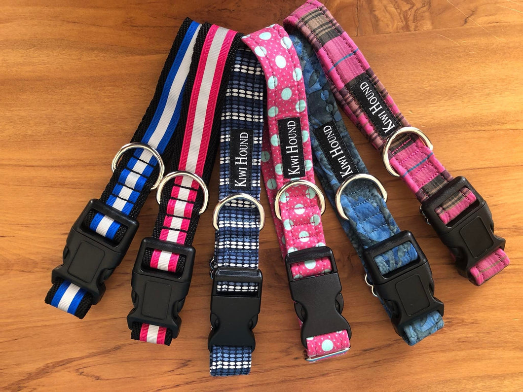 Small Breed- Kiwi Hound Dog Handcrafted Dog Collar