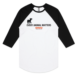 Every Animal Matters Raglan T-shirt